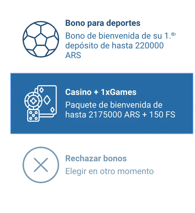 1xBet casino: bonus